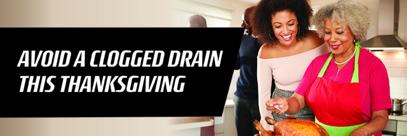 Avoid a Clogged Drain this Thanksgiving